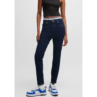 HUGO Blue Skinny-fit-Jeans »Malu« Skinny Fit mit mittlerer Leibhöhe, blau
