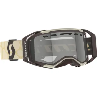 Scott Prospect 2.0 Enduro LS Crossbrille - Beige/Braun Grau-Getönt - Einheitsgröße