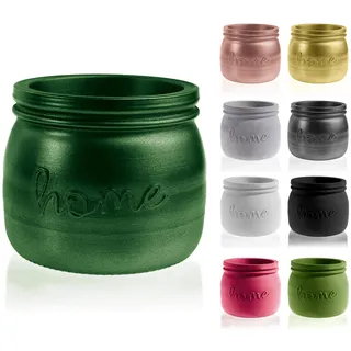 CONCRETTE Blumentopf Blumenkübel Zement-Pflanzkübel Übertopf aus Beton Home Ø 11 cm | 17 Farben