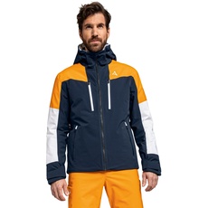 Bild Herren Ski Jacket Tanunalpe M, wasserdichte und atmungsaktive Skijacke, Outdoorjacke mit Schneefang und abnehmbarer Kapuze, navy blazer, 56