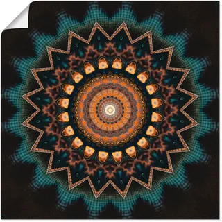 Artland Wandbild »Mandala kosmisches Bewusstsein«, Muster, (1 St.), als Alubild, Outdoorbild, Leinwandbild, Poster, Wandaufkleber, beige