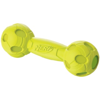 Nerf Dog Squeak Barbell green