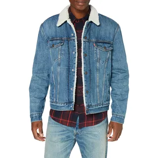 Type 3 Sherpa Trucker fable-medium wash XL