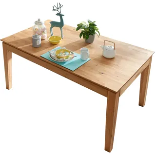 Woodroom Esstisch Paarl 180x90 cm ausziehbar auf 240 cm Massivholz Eiche geölt Ausziehtisch mit Butterfly-Auszug großer Esszimmertisch für 6–10 Personen stabil und zeitlos