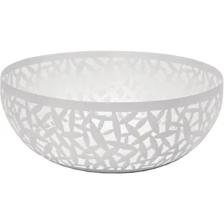 Alessi Cactus, Obstschale aus Stahl, super weiß
