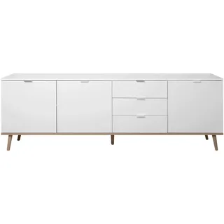 Finori Sideboard 200 x 68 x 40 cm weiß