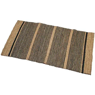 Alexandra House Living Natürlicher Rattan-Teppich, Naturfaser, 80 x 150 cm