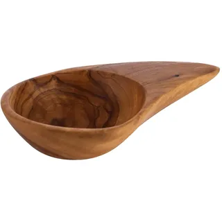 APS Schale, 2er Set OLIVE aus Olivenholz 12,50 cm x 8 cm x 2,50 cm (Jedes Teil ist ein Unikat. Farbe und Maserung kann abweichen.)