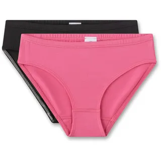 Sanetta Mädchen-Rioslip (Doppelpack) Rosa | Hochwertige und nachhaltige Unterhose für Mädchen aus Bio-Baumwolle. Inhalt: 2er Set Unterwäsche für Mädchen 140