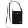 Pocket Umhängetasche Baumwolle Black