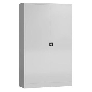 Classix Stahlschrank X-530377 signalweiß 120,0 x 42,0 x 194,5 cm, aufgebaut