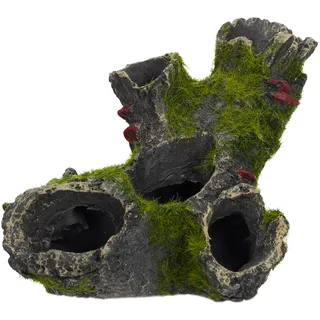 Relaxdays Aquariendeko Höhle 15x7x8,5 cm