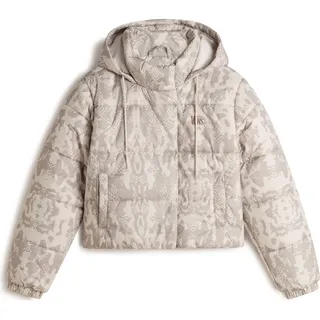 Vans Hillgate AOP Cropped Puffer taupe mist (050) S