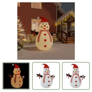 The Living Store Aufblasbarer Schneemann mit LEDs 250 cm