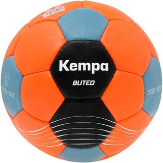 Kempa Handball Buteo Handballball, orange/bleu, 3