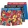 Boxershorts blau/rot/schwarz/weiß XL