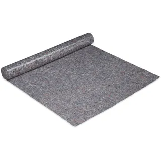 Relaxdays Malervlies grau 100 x 2500 cm