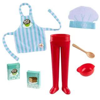The Elf on the Shelf The Elf on the Shelf® - MagiFreezTM Weihnachtsbäckerei | Outfit mit Kochmütze, Schürze & Backzubehör | Scout Elf Accessoires