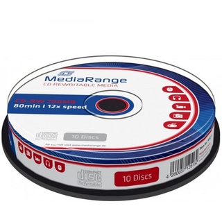 MediaRange CD-RW 700MB 12x 10er Spindel