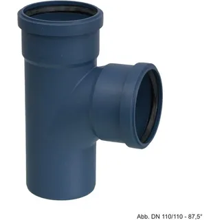 POLOPLAST POLO-KAL NG Abflussrohr-Abzweig 87,5° mit Muffen - schalldämmend - DN 110
