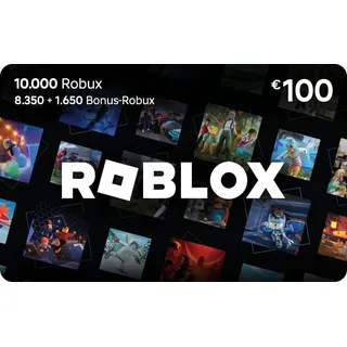 Digitale Roblox-Geschenkkarte – 10.000 Robux [enthält exklusiven virtuellen Artikel] [Online-Spielcode]