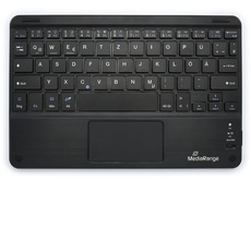 Bild kompakte Funk-Tastatur mit 64 Tasten und Touchpad, schwarz,