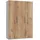 Drehtürenschrank Level 36A 150 x 216 x 58 cm Eiche/Weiß