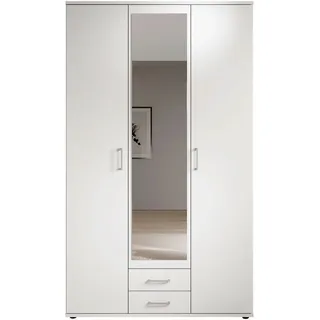 SchlafKONTOR Drehtürenschrank Karl 120 x 196 x 54 cm Weiß