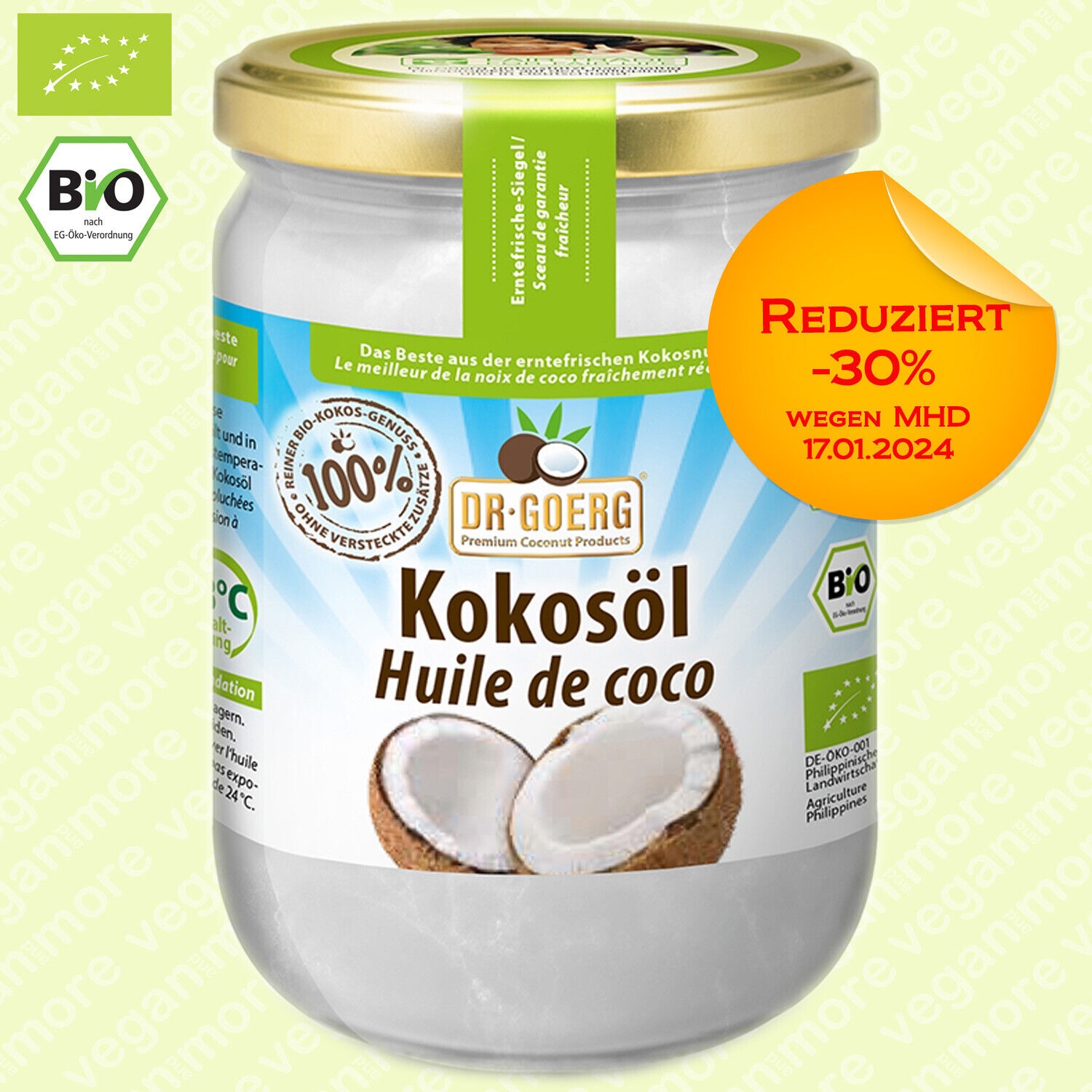 Bild von Bio-Kokosöl (500ml)