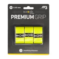 Tennis-Point Premium Grip 3er Pack, gelb