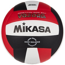 MIKASA VQ2000 Micro Cell Volleyball, Unisex, Micro Cell Volleyball (rot/weiß/schwarz), VQ2000-CAN, Rot/Weiß/Schwarz, Einheitsgröße