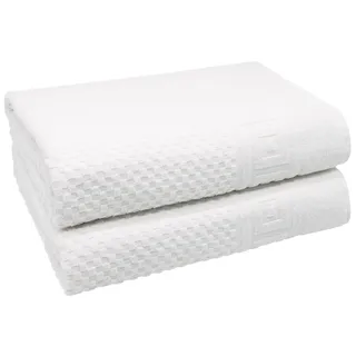 ZOLLNER Badetuch 100 x 150 cm weiß 2 St.