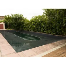 WERKA PRO - 10851 - Red de protección de piscina - Para piscina rectangular - 4 x 7 m - Negro