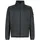 Fleecejacke Grau/Schwarz 58