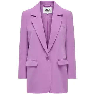 ONLY Damen Oversized Langarm Blazer Eleganter Basic Cardigan Business Jacke Mantel ONLLANA-Berry