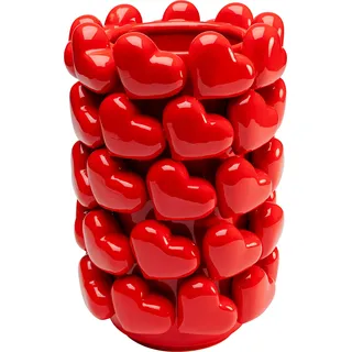 Kare Design »Vase Hearts 33cm«, rot,
