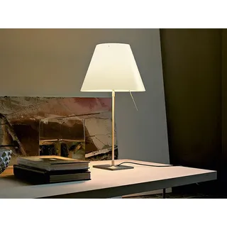 Luceplan Tischleuchte Costanza weiß, Designer Paolo Rizzatto, 76-110xFuß 18xFuß 18 cm