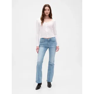 GAP Hüftjeans, lang und schmal geschnitten 27REG - Blau