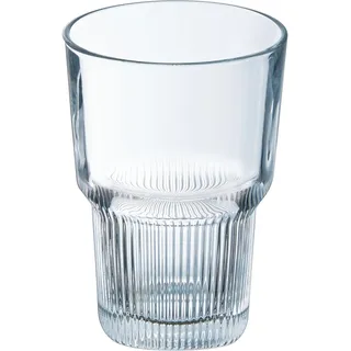Arcoroc, Trinkgläser, Starline, 35 cl, 6er Set | Stoßfestes gehärtetes Glas, Wassergläser für Saft, Cola und Longdrinks, spülmaschinenfest, dauerhafter Glanz