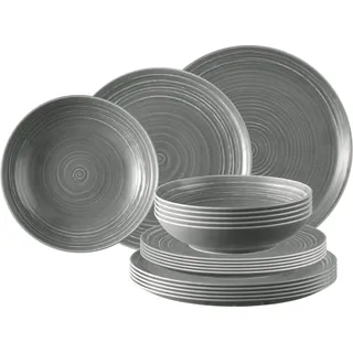 Seltmann Weiden Terra Teller-Set 18-teilig perlgrau - Grau