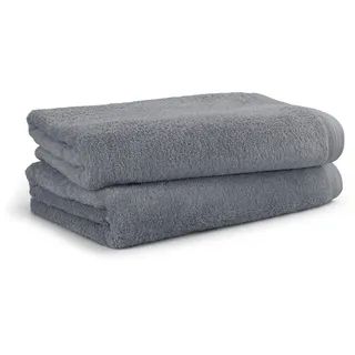 Möve Superwuschel Badetuch 80 x 150 cm grau