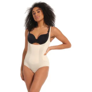 Shaping-Body MAGIC BODYFASHION "Dream Shaper Bodybriefer", Damen, Gr. M, N-Gr, braun (latte), Obermaterial: 75% Polyamid, 25% Elasthan, Bodys Shaping-Body, Zwickelfutter aus Baumwolle