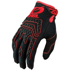 O'NEAL | Fahrrad- & Motocross-Handschuhe | MX MTB DH FR Downhill Freeride | Langlebige, flexible Materialien, Silikonprint für Grip | Sniper Elite Glove | Erwachsene | Schwarz Rot | Größe S