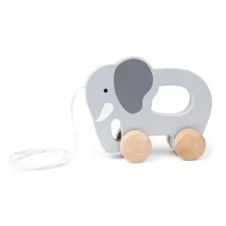 HaPe Nachziehspielzeug Nachzieh-Elefant grau E0908