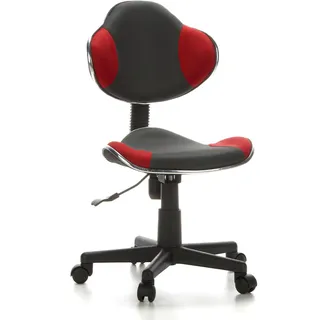 HJH Office Kiddy GTI Kunststoff Rot/Grau