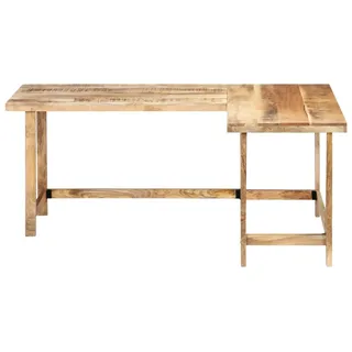vidaXL Schreibtisch 180 x 120 x 76 cm Massivholz Mango - Braun