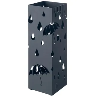 Schirmständer , Grau , Metall , 15.5x49x15.5 cm , Garderobe, Schirmständer