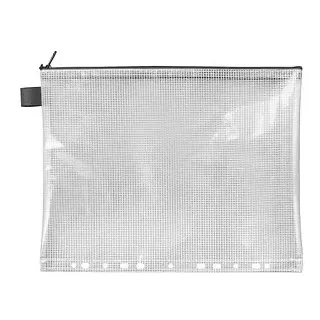 Veloflex Reißverschlussbeutel transparent/schwarz 0,26 mm, 1 St.