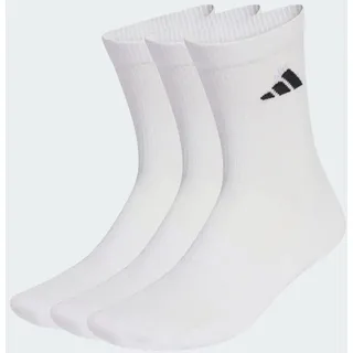 adidas Cushioned Sportswear Crew Socken 3er Pack Weiß/Schwarz 42-45