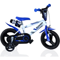 SCH Junge Bicycle RUNNER Kinderfahrrad, Blau, 12